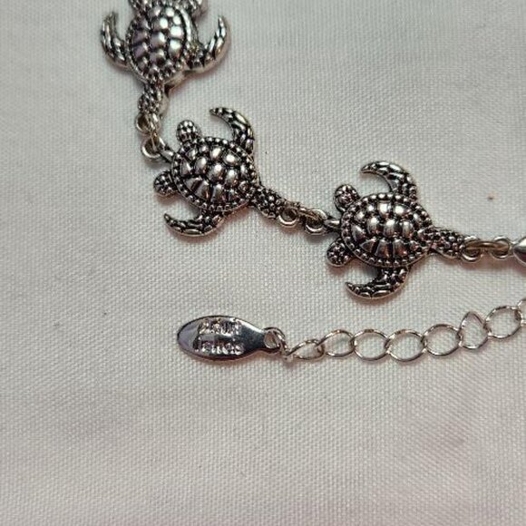 Turtle link bracelet silver-tone - Picture 2 of 3